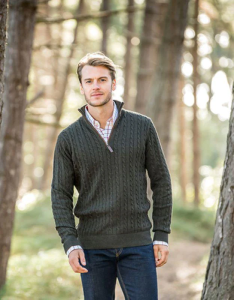 men's jumpers cable knit